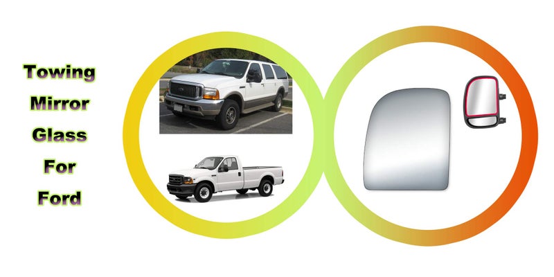 WLLW Mirror Glass Replacement for Ford E150/250/350/F250/F350/F450 Driver Side - Image 4
